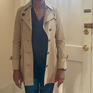 Women’s Burberry Brit Trench Coat Mid Length
